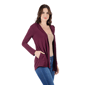 Womens 24/7 Comfort Apparel Lightweight Hooded Cardigan - image 2