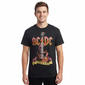 Young Mens ACDC Guitar Wings & Roses Graphic Tee - image 1
