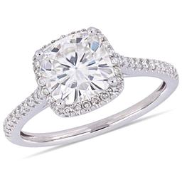 Diamond Classics(tm) 14kt. Cushion Cut Engagement Ring