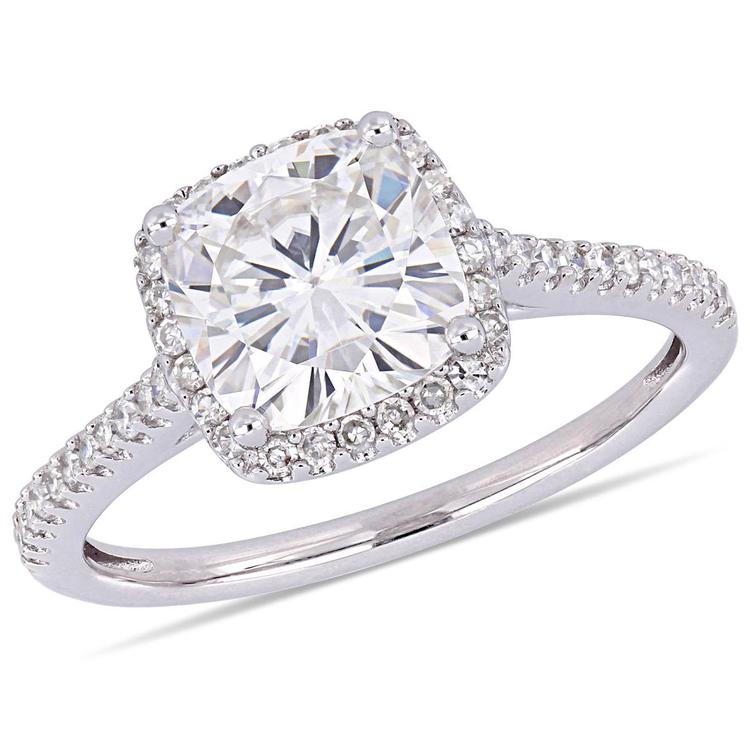 Diamond Classics(tm) 14kt. Cushion Cut Engagement Ring