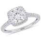 Diamond Classics&#40;tm&#41; 14kt. Cushion Cut Engagement Ring - image 1
