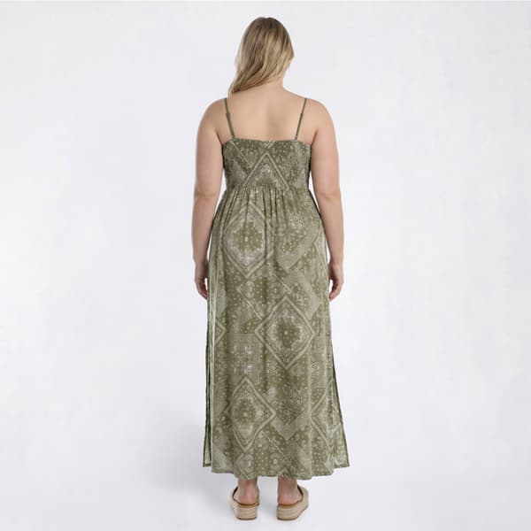 Juniors Plus Derek Heart Lace Bodice Maxi Dress w/ Side Slits