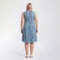 Plus Size Mlle Gabrielle Sleeveless Abstract Gauze Shirtdress - image 3