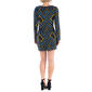 Womens 24/7 Comfort Apparel Black Long Sleeve A-Line Dress - image 2