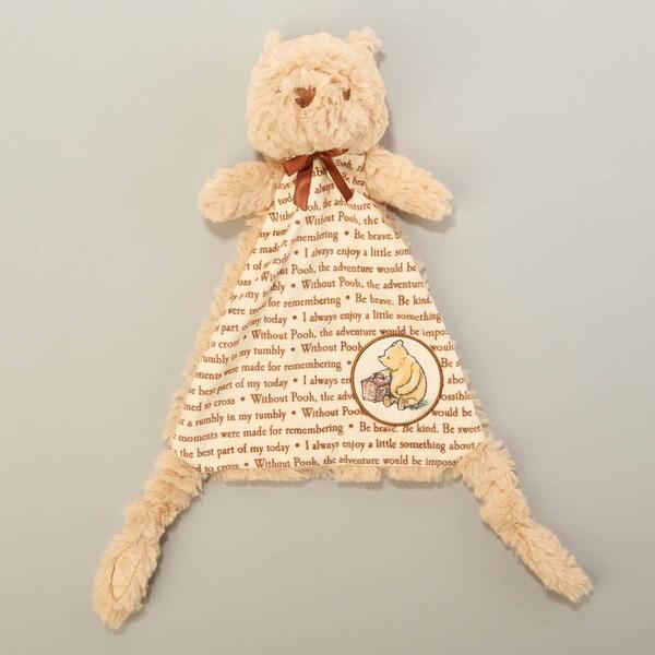 Pooh Snuggle Buddy With Pacifier Loop - image 