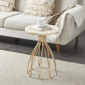 9th & Pike® Contemporary Gold Metal Accent Table - image 2