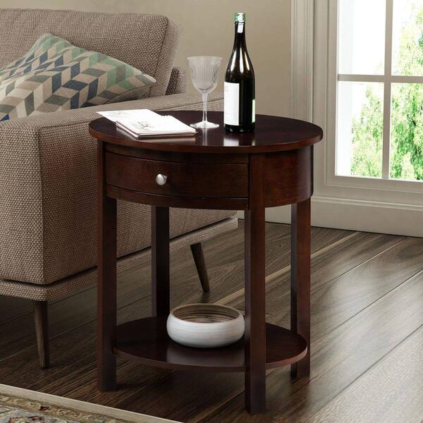 Convenience Concepts Classic Living Rooms Cypress Table - image 