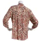 Womens Emily Daniels  3/4 Sleeve Button Down Leopard Disco Blouse - image 2
