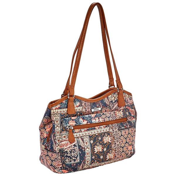 MultiSac Oakland Java Patchwork 4 Poster Shoulder Bag