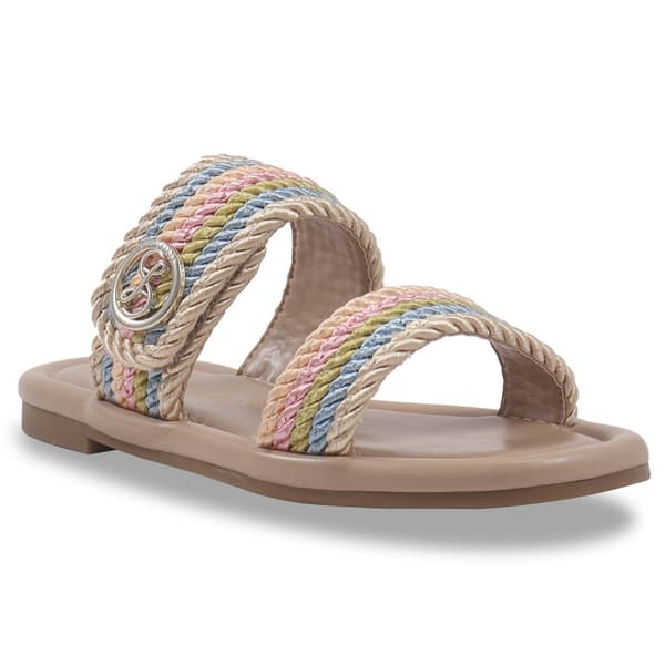 Big Girls Sam & Libby Belle Cord Slide Sandals - image 