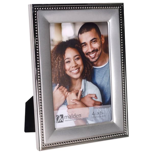 Malden Two-Tone Bead Metal Frame - 4x6