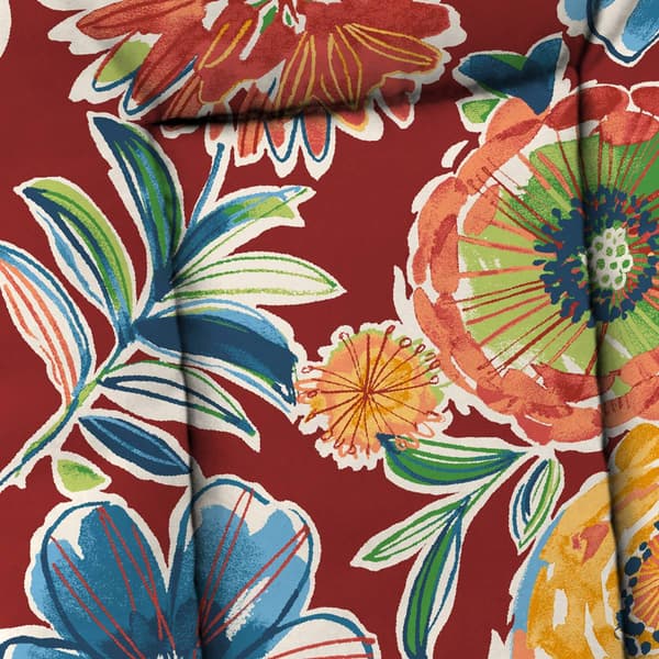 Jordan Manufacturing Colsen Floral High Back Chair Cushion