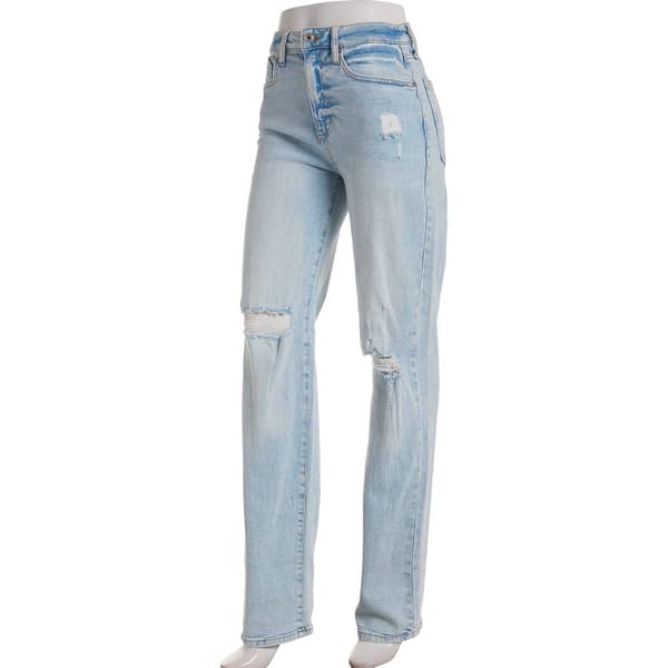 Juniors Celebrity Pink Straight Leg High Rise Basic Jeans