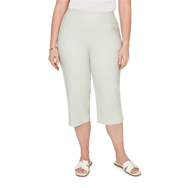 Women''s Ruby Rd. Key Items Pull On Silky Tech Capri - image 