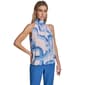 Womens Calvin Klein Sleeveless Halter Tie Neck Graphie Blouse - image 1