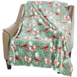 Ashley Cooper(tm) Cardinal And Bows Throw