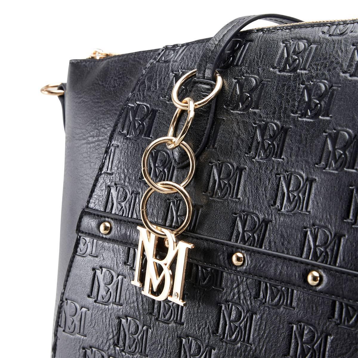 Badgley Mischka Caroline Vegan Leather Tote Weekender Travel Bag