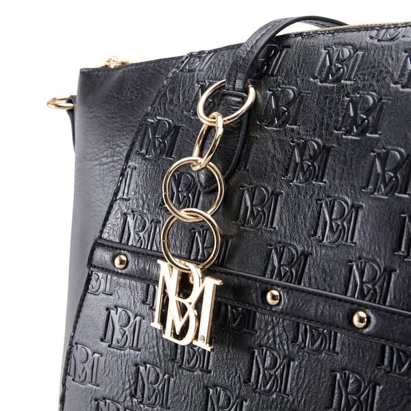 Badgley Mischka Caroline Vegan Leather Tote Weekender Travel Bag