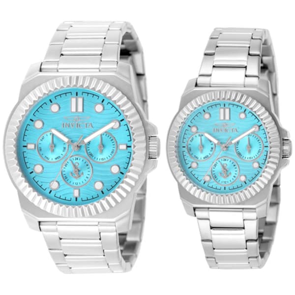 Womens Invicta Ocean Voyage Light Blue Dial Quartz Watch - 49257 - image 