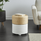 9th & Pike® Bohemian White Wooden Accent Table - image 2
