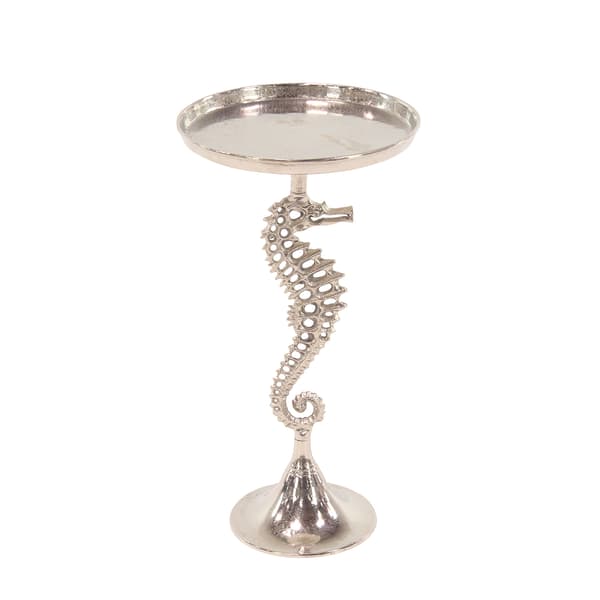 9th & Pike&#40;R&#41; Aluminum Traditional Coastal Accent Table - image 