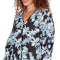 Womens Emaline Seabreeze Essence Button Front Floral Blouse - image 5