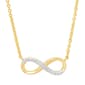 Accents by Gianni Argento Diamond Accent Plated Infinity Pendant - image 1