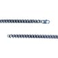 Mens Lynx Stainless Steel Dark Grey Chain Necklace - image 2