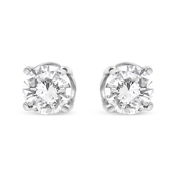 Haus of Brilliance 3/4ctw Lab-Grown Diamond Classic Stud Earrings - image 