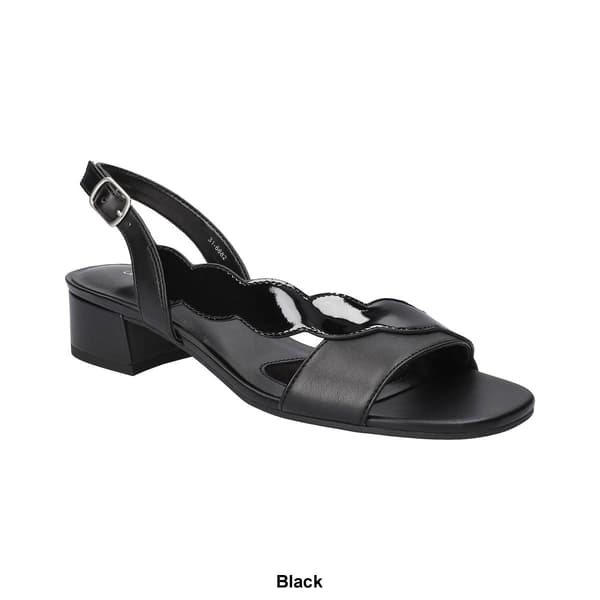 Womens Easy Street Chantell Asymmetrical Sandals