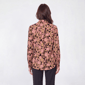Petite AK Anne Klein 3/4 Flutter Sleeve V-Neck Floral Blouse - image 3