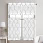 Alysia Embroidered Matte Sheer 3pc Kitchen Curtain Set - image 1