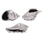 9th & Pike&#40;R&#41; Metallic Coastal Seashell Sculpture - Set of 3 - image 1
