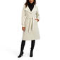 Womens Kensie Belted Faux Wool Coat With Hood - image 1