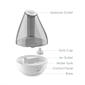 Pure Enrichment 600 1.3L MistAire Drop Ultrasonic Cool Humidifier - image 3