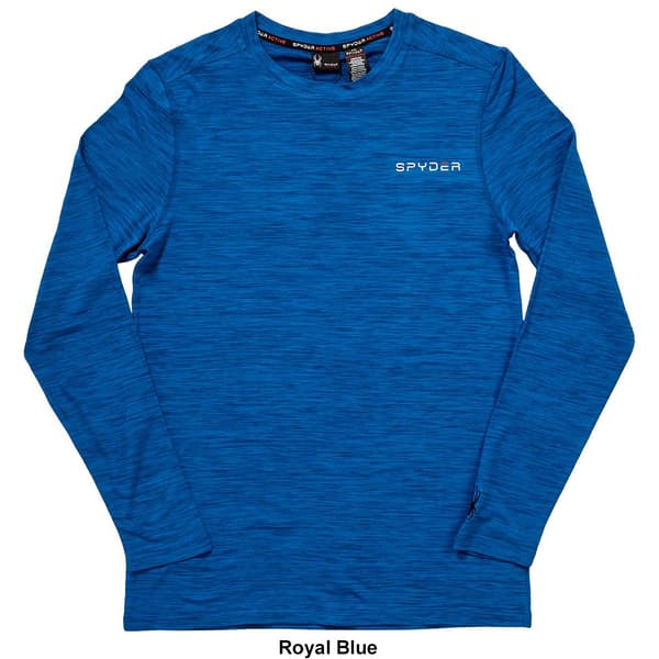 Mens Spyder Soft Long Sleeve Jersey Tee