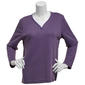 Plus Size Hasting & Smith Long Sleeve Solid Flatback Sweater - image 1