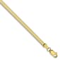 Unisex Gold Classics&#8482; 10kt. 3.0mm 18in. Silky Herringbone Chain - image 2