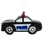 Northlight 5in. Black Police Car Glass Christmas Ornament - image 3