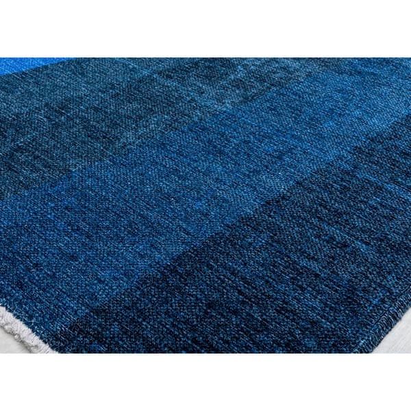 Elizabeth Sutton Maisie Violets Are Blue Rectangular Area Rug