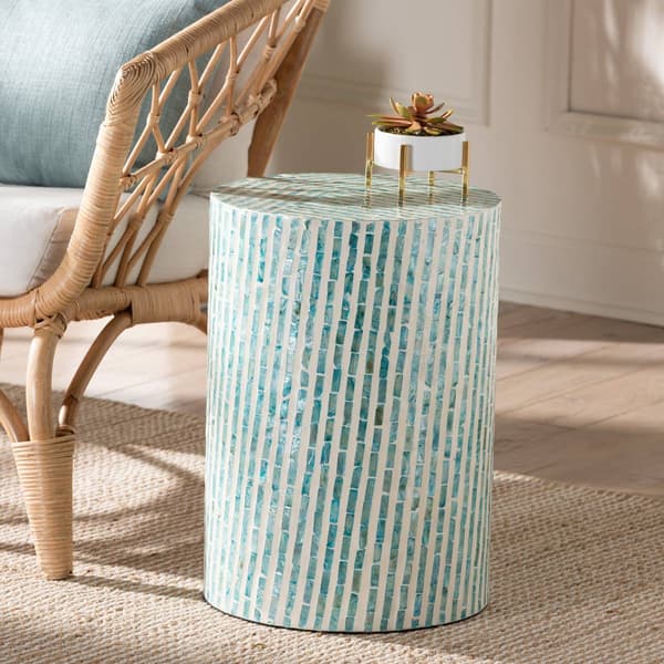 Baxton Studio Draven Modern Bohemian End Table