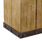 9th & Pike&#174; Brown Wood Rustic Pedestal Table - Set of 3 - image 7
