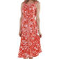 Womens Perceptions Sleeveless Floral Print Midi Dress - image 3