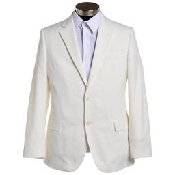 Mens Nautica Solid Suit Jacket - White