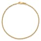 Gold Classics&#8482; 1.8mm. Solid Polished Cable Chain Anklet - image 2