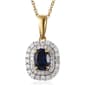 Nova Star(R) Created Sapphire & Lab Grown Diamond Pendant - image 1