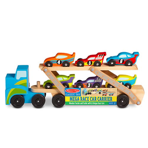 Melissa &amp; Doug® Mega Race-Car Carrier