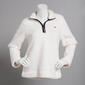 Womens Tommy Hilfiger Sport Sherpa 1-Sided 1/4 Zip Sweater - image 1