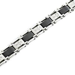 Mens Gentlemen's Classics(tm) Stainless Steel Two-Tone Bracelet