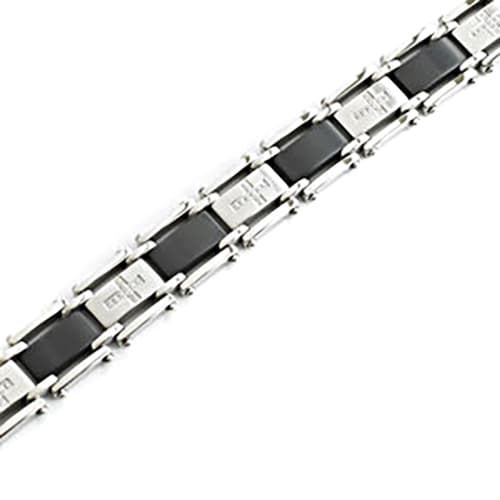 Mens Gentlemen&#39;s Classics(tm) Stainless Steel Two-Tone Bracelet - image 